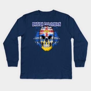 To The Core Collection: British Columbia Kids Long Sleeve T-Shirt